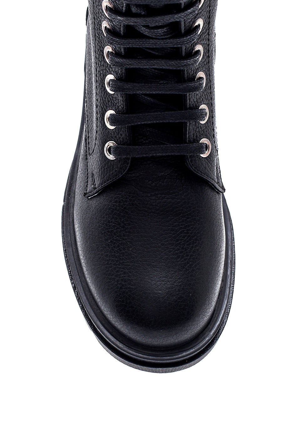 Women's Leather Zipper Boots