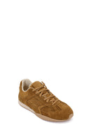 Kadın Camel Bağcıklı Süet Deri Sneaker | Derimod
