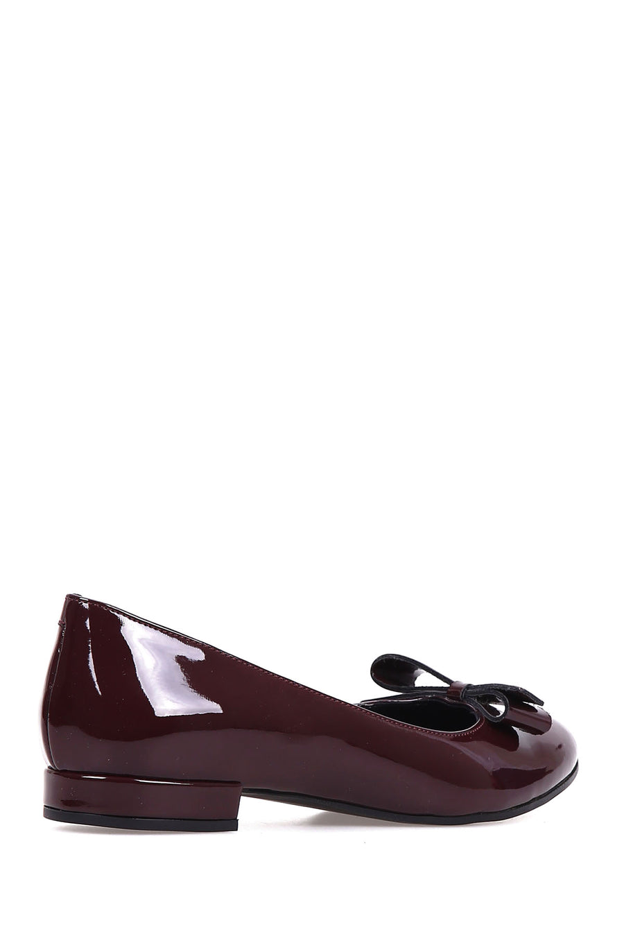 Women's Bow Patent Leather Ballerinas