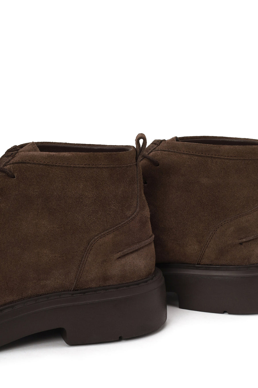 Male Mink Lace-Up Thick-Soled Suede Casual Boots