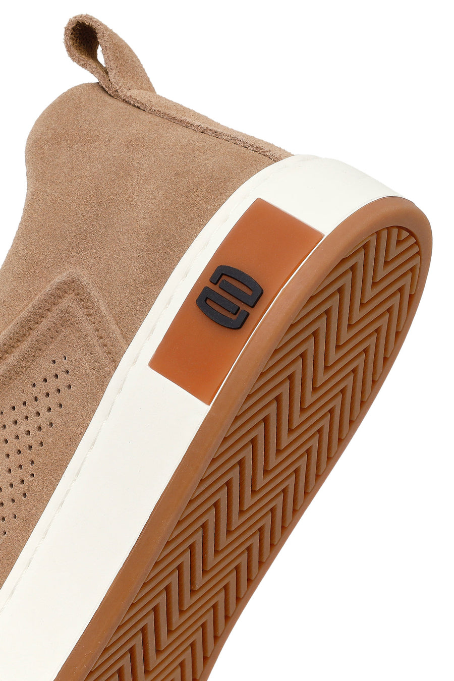 Erkek Bej Bağcıklı Süet Deri Sneaker
