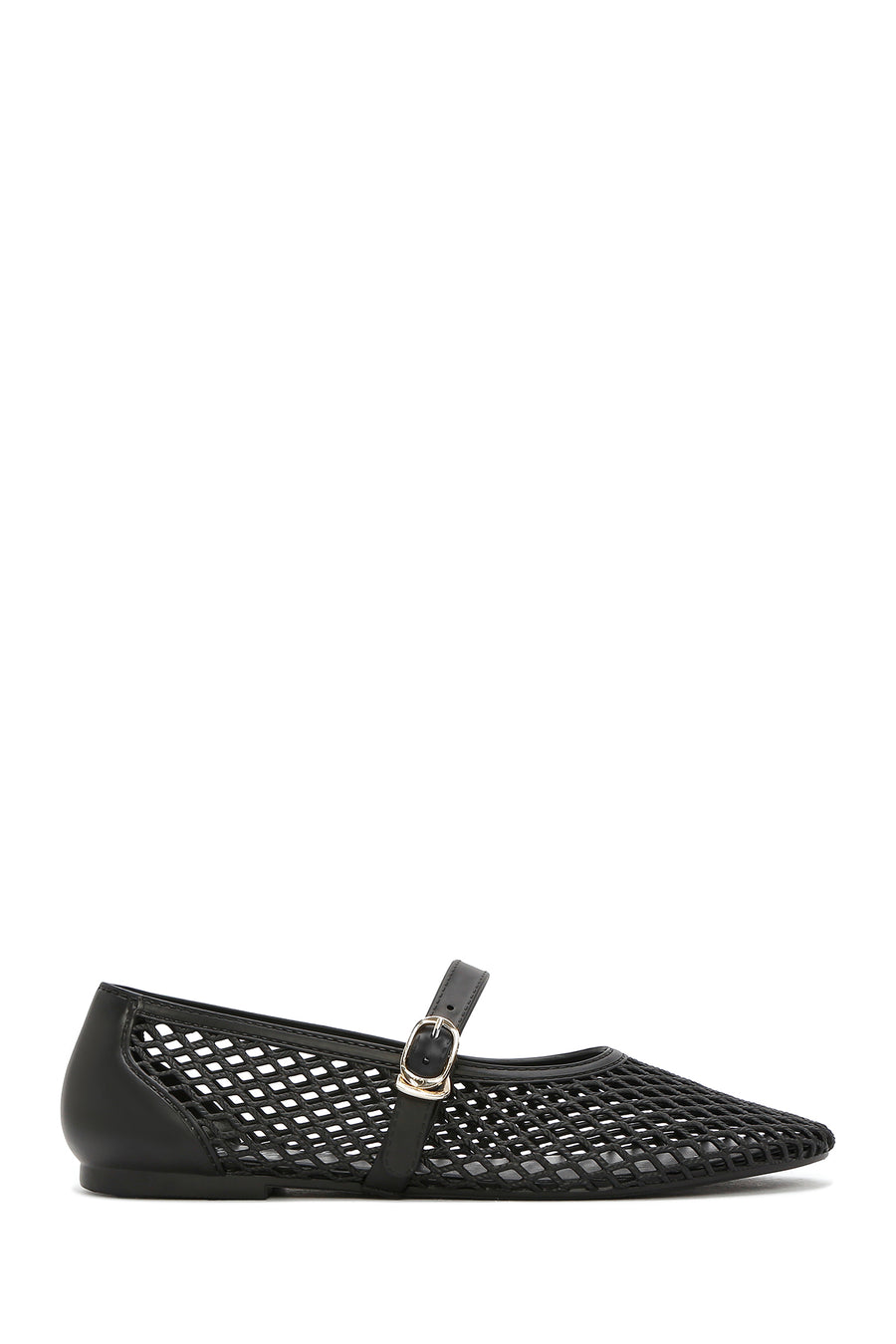 Women's Black Buckled Jelly Ballerinas 25SFE4755PV | Derimod