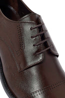Men's Brown Laced Leather Classic Shoes | Derimod