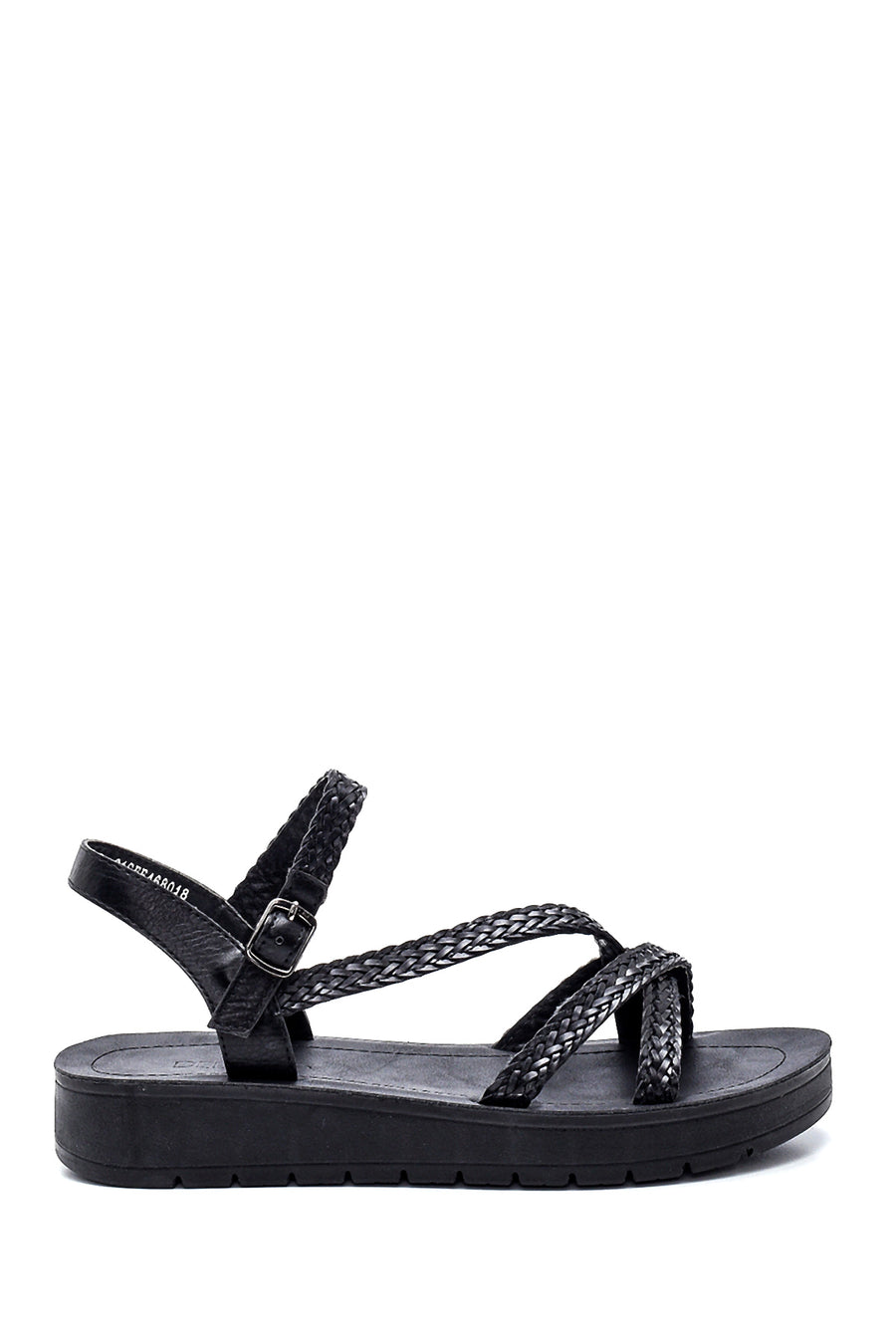 Kadın Örgülü Sandalet 21SFE468018 | Derimod