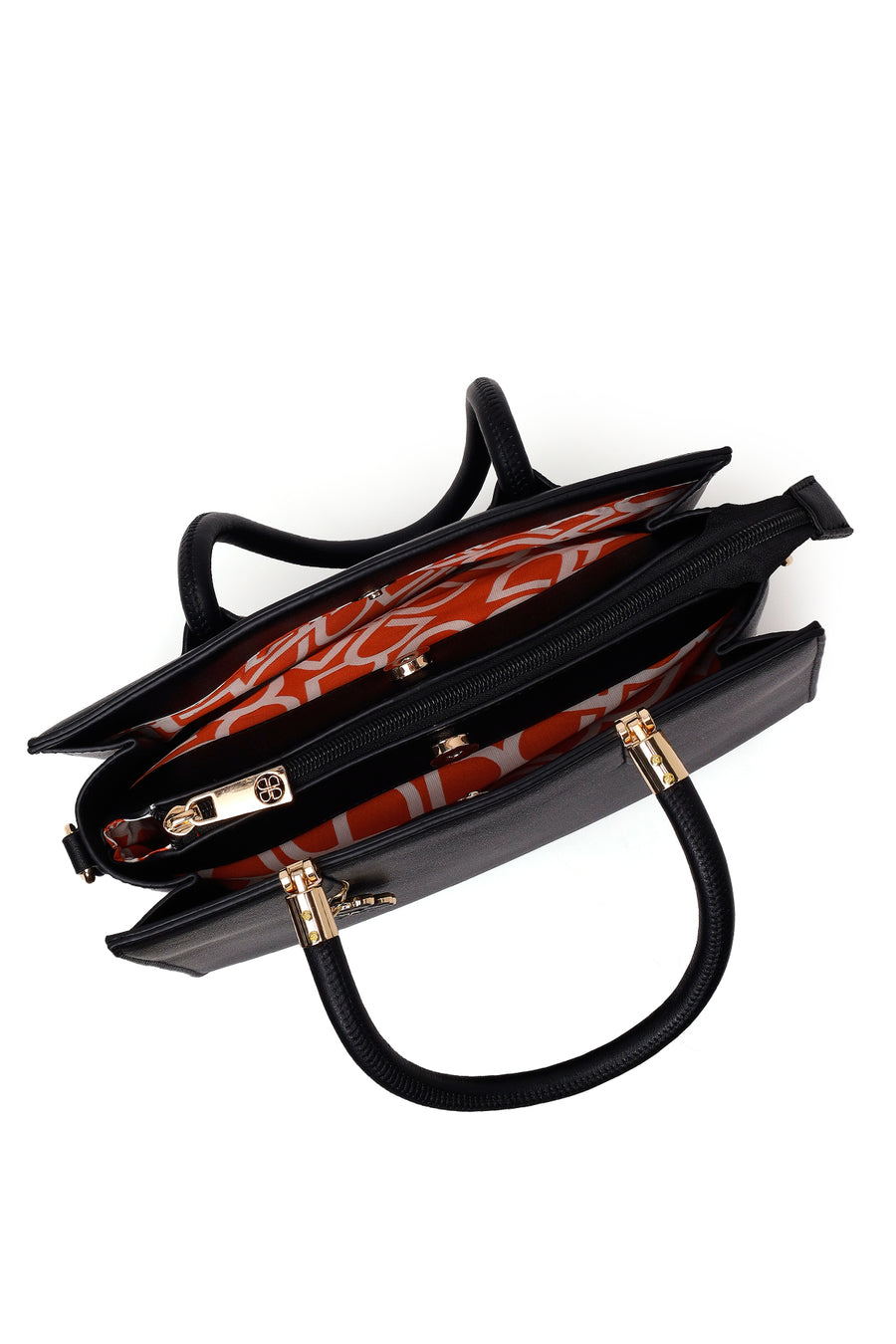 Woman Black Long-Strap Shoulder Bag