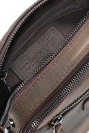 Men's Mink Leather Messenger Bag | Derimod