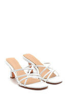 Women's Leather Heeled Slippers | Derimod