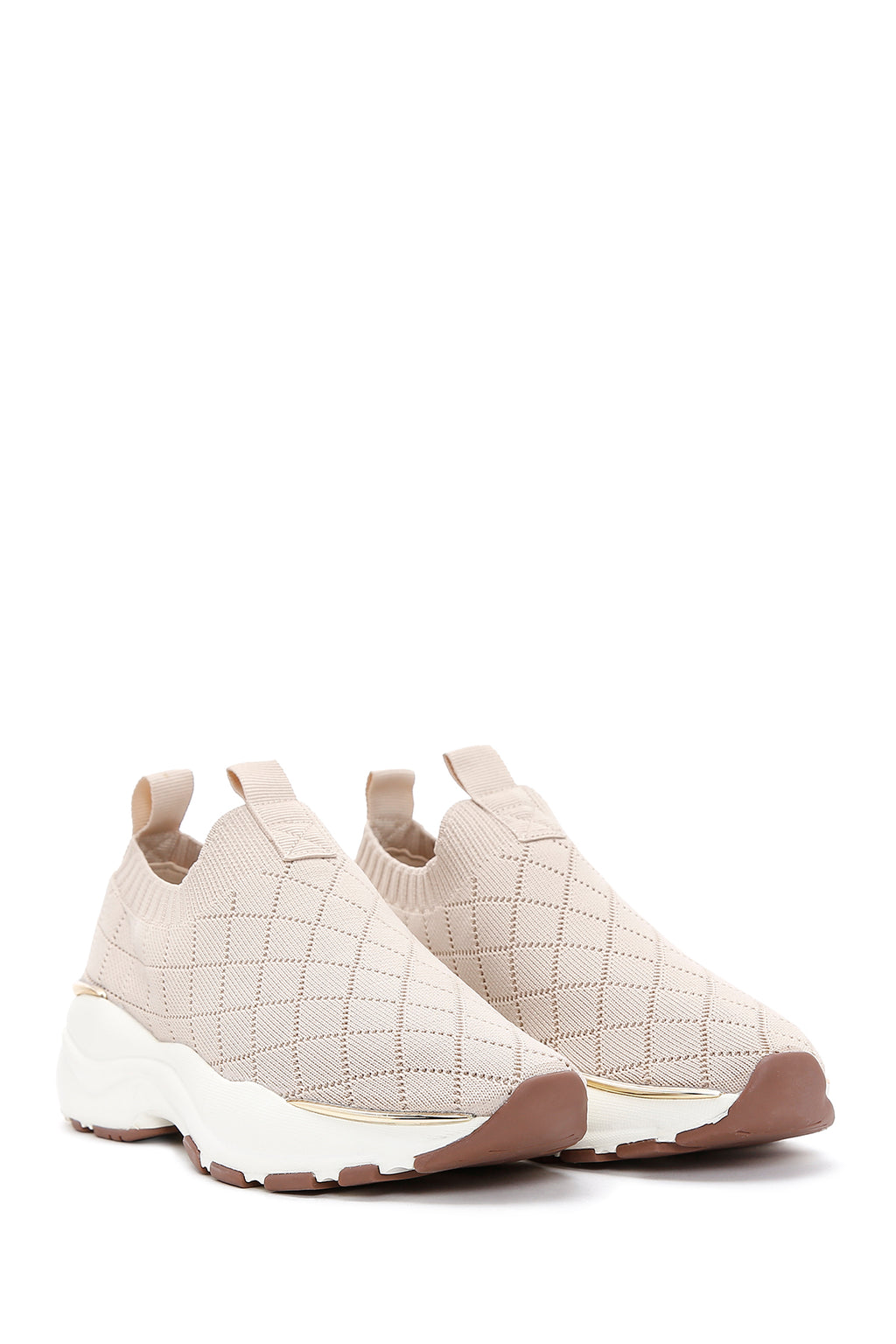 Derimod Zero Kadın Bej Desenli Kalın Tabanlı Sneaker