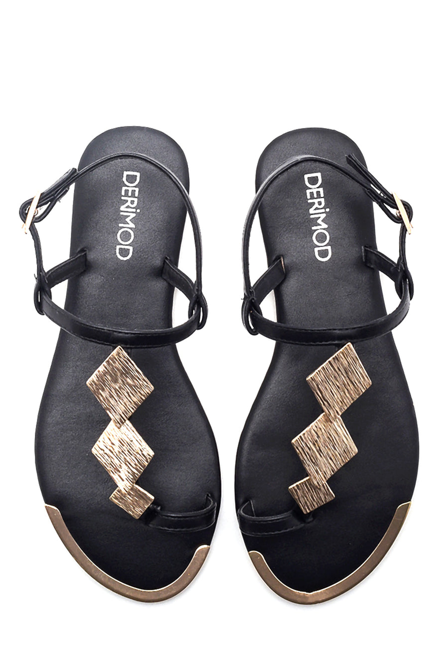Women's Black Flip Flops Sandals