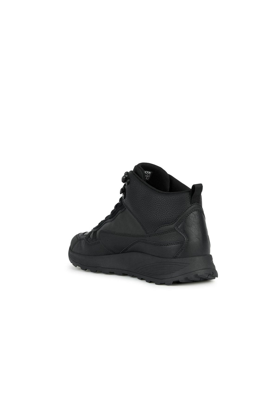 Geox Men's Black Terrestre Laced Leather Boots