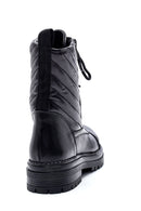 Women's Leather Quilted Boots | Derimod