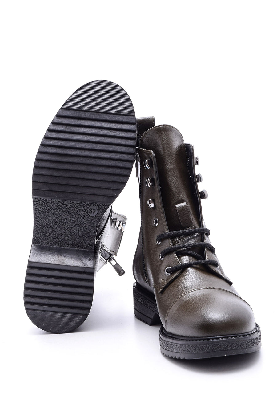 Women's Zipper Detailed Boots