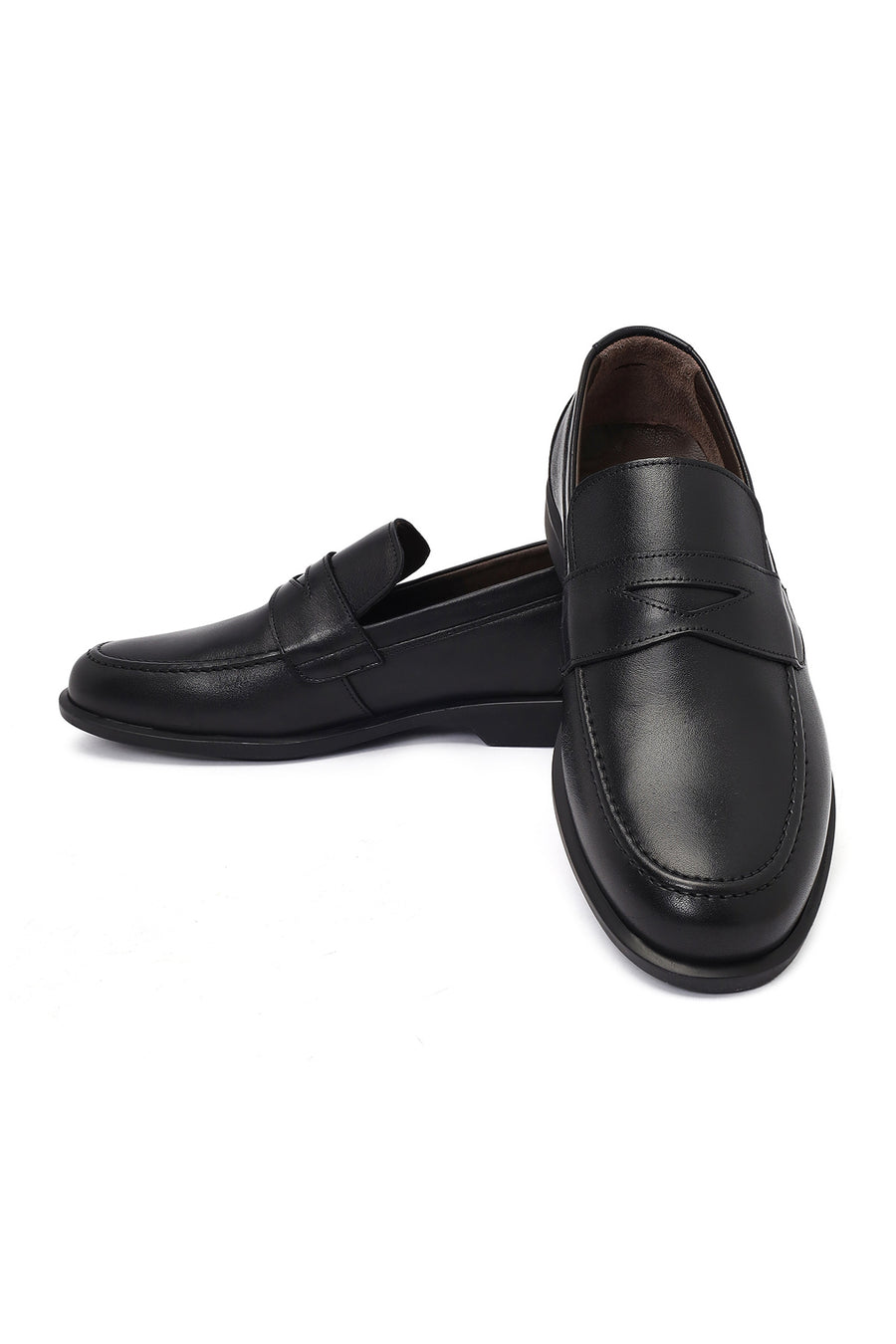 Male Black Leather Classic Loafer