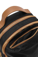 Woman Black Fabric Backpack | Derimod