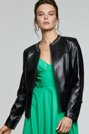 Olivia Women's Leather Jacket | Derimod