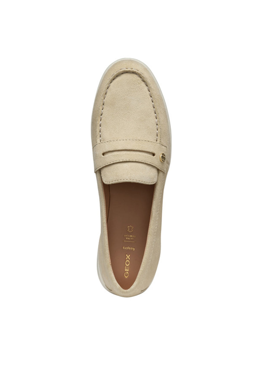 Geox Women Mink Xand 3 Suede Leather Masculine Loafer