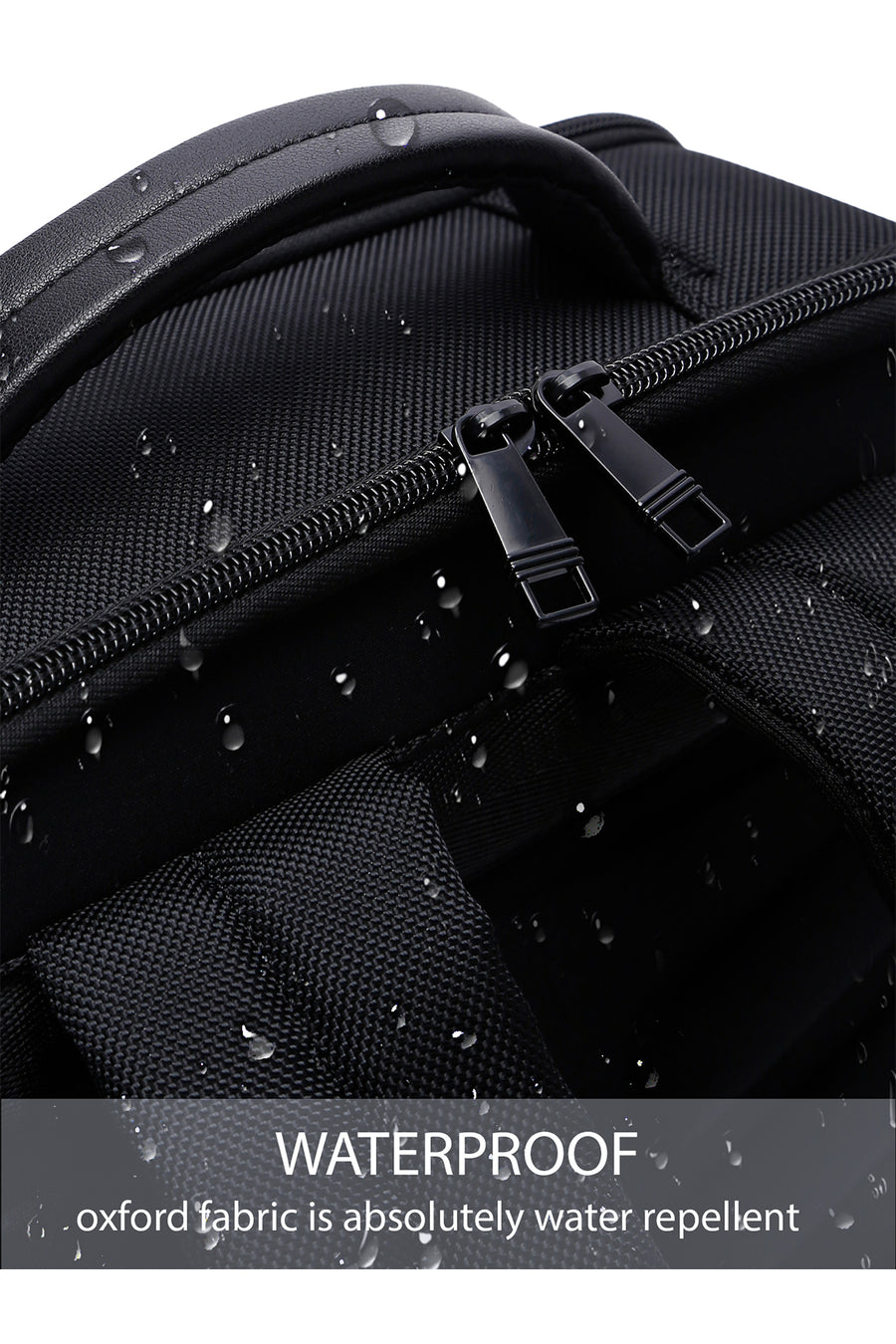 D-Pack Unisex Black Technological Backpack