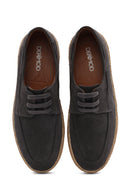 Men's Gray Lace-up Suede Leather Casual Shoes | Derimod