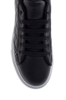 Kadın Siyah Kapitone Kalın Tabanlı Kapitone Sneaker | Derimod