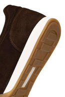 Male Brown Lace-Up Suede Leather Sneaker | Derimod
