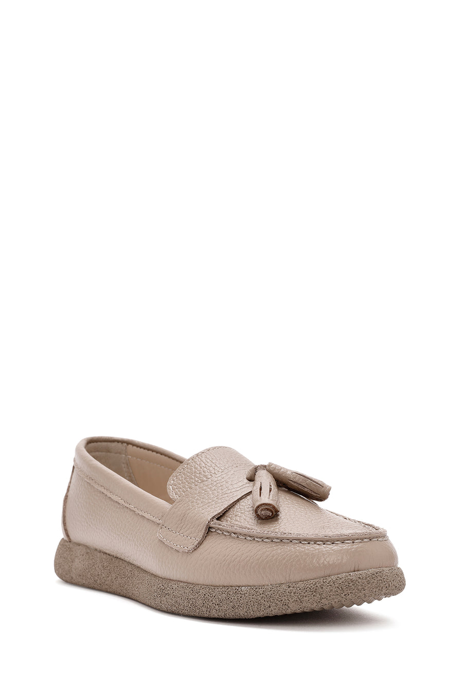 Women's Mink Tassel Leather Comfort Loafer