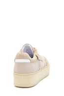 Men's Leather High Sole Sneaker | Derimod