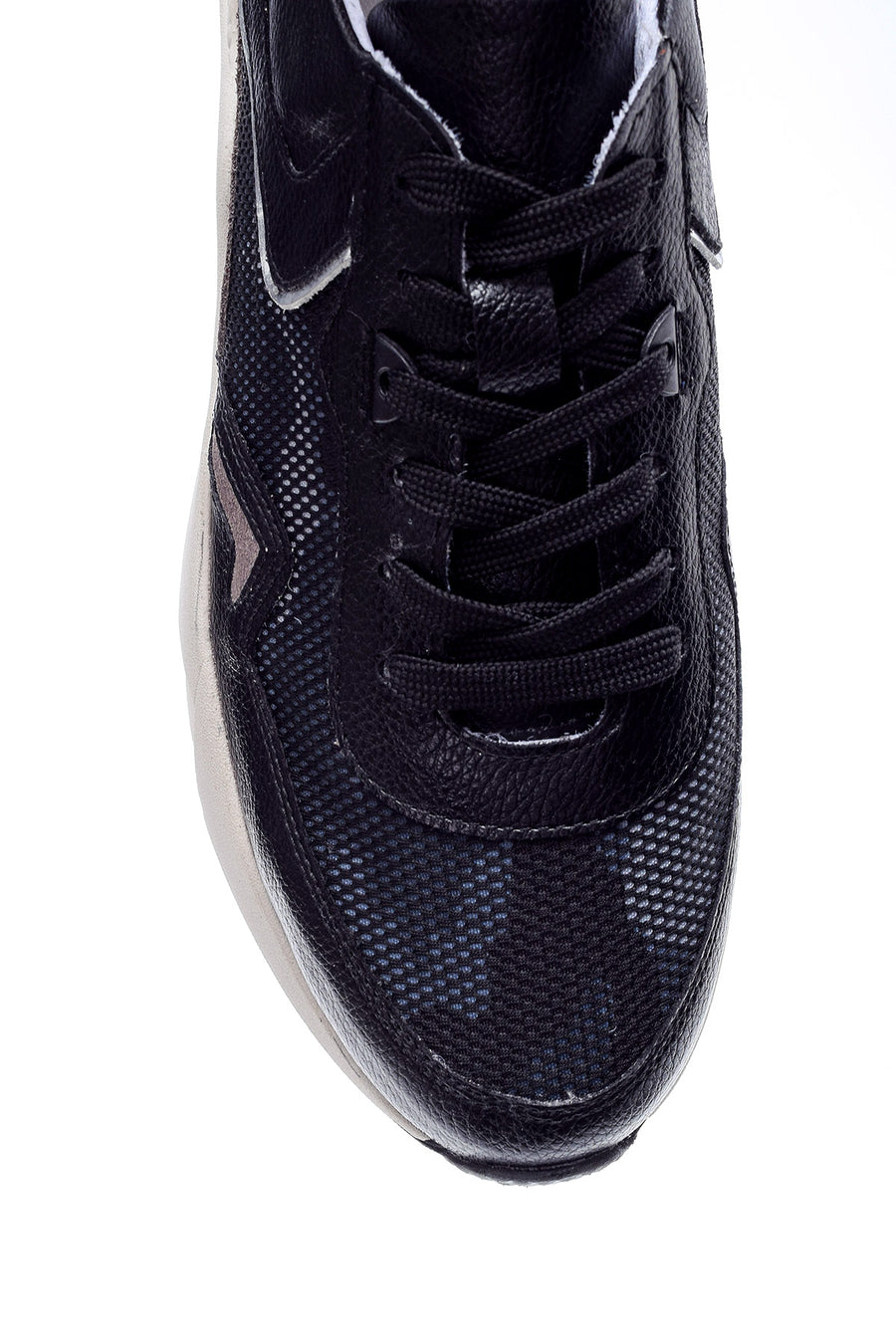 ERKEK YÜKSEK TABANLI DERİ SNEAKER