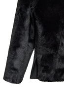 Gardena Women's Black Double-Sided Teddy Coat | Derimod