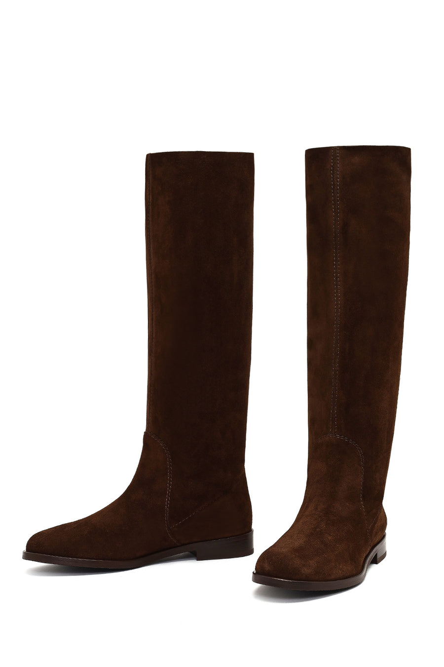 Women's Brown Suede Leather Boot