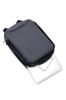 D-Pack Unisex Gray Technological Fabric Hardcase Backpack | Derimod