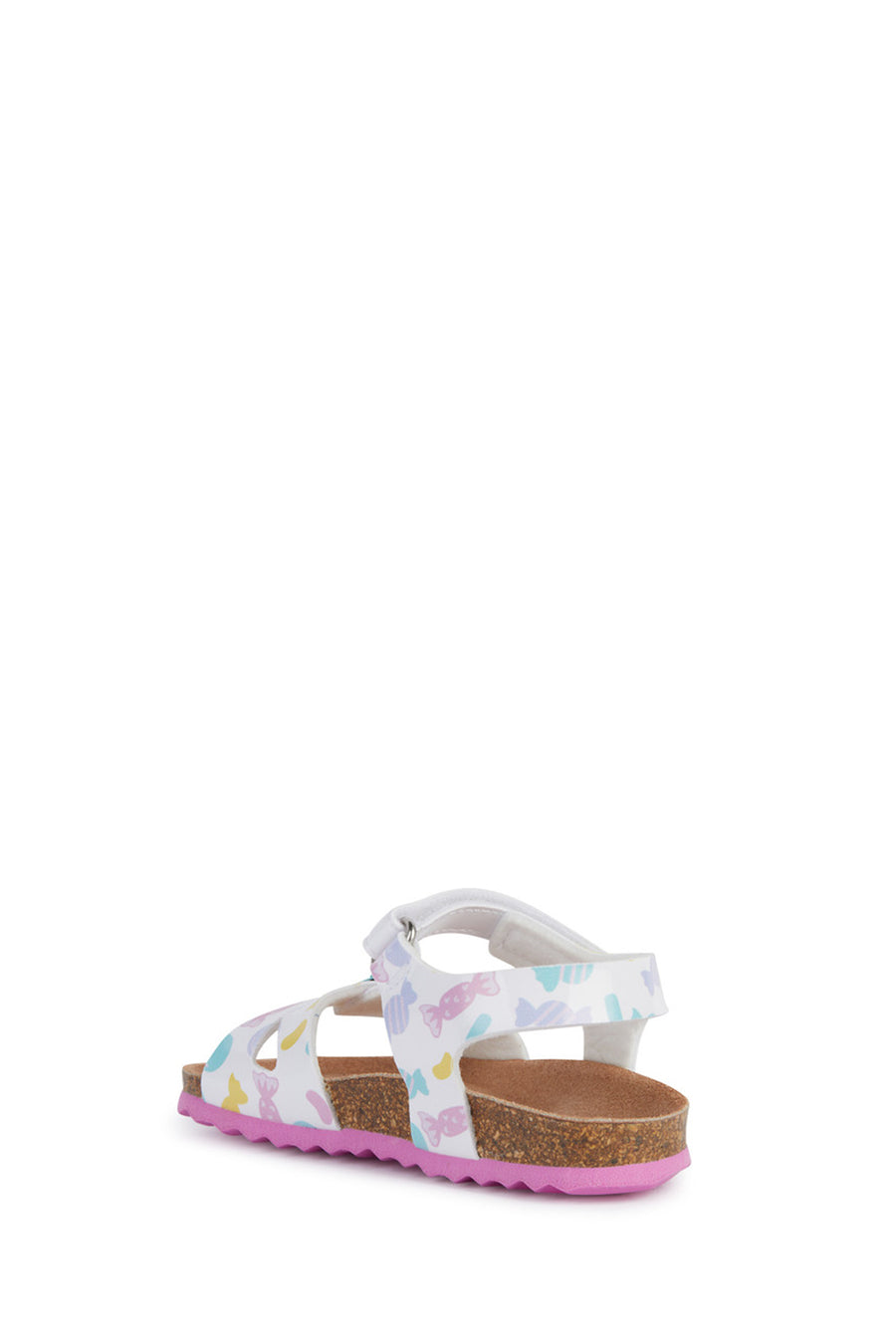 Geox Baby Girl White Chalki Strappy Leather Sandals