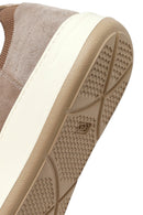 Male Beige Lace-Up Thick-Soled Suede Leather Casual Shoes | Derimod