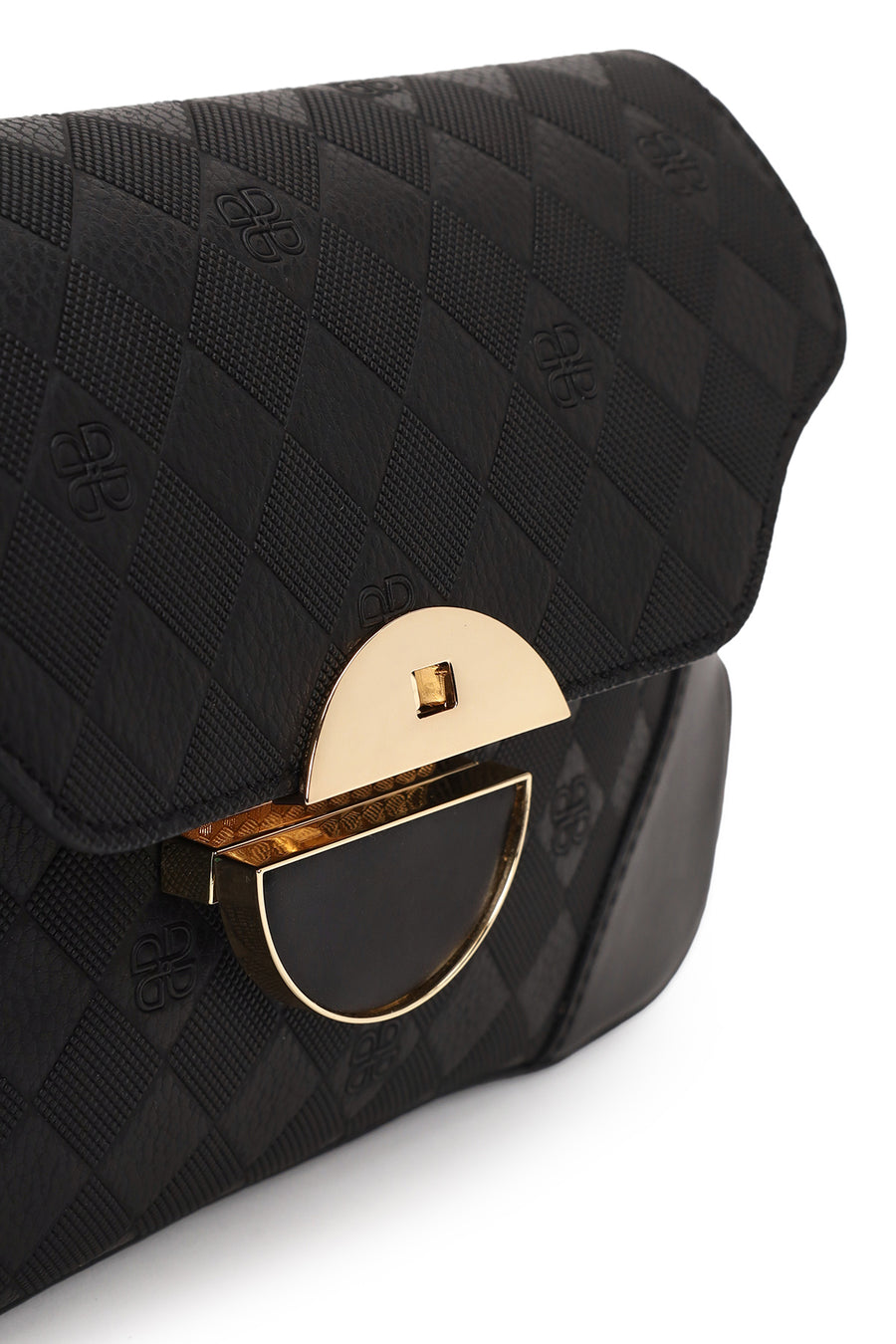Woman Black Printed Shoulder Bag