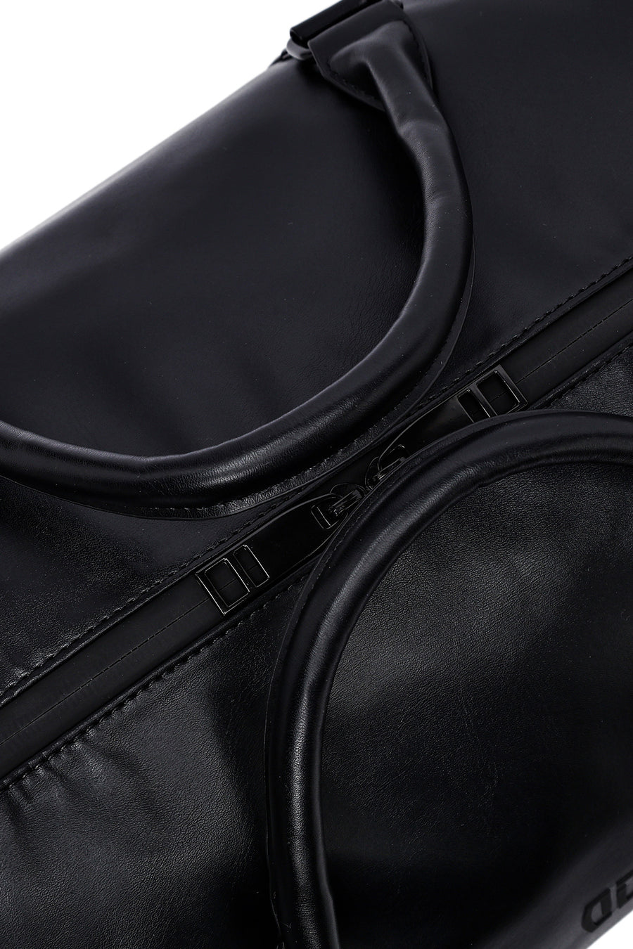 Men's Black Long Strap Travel Bag