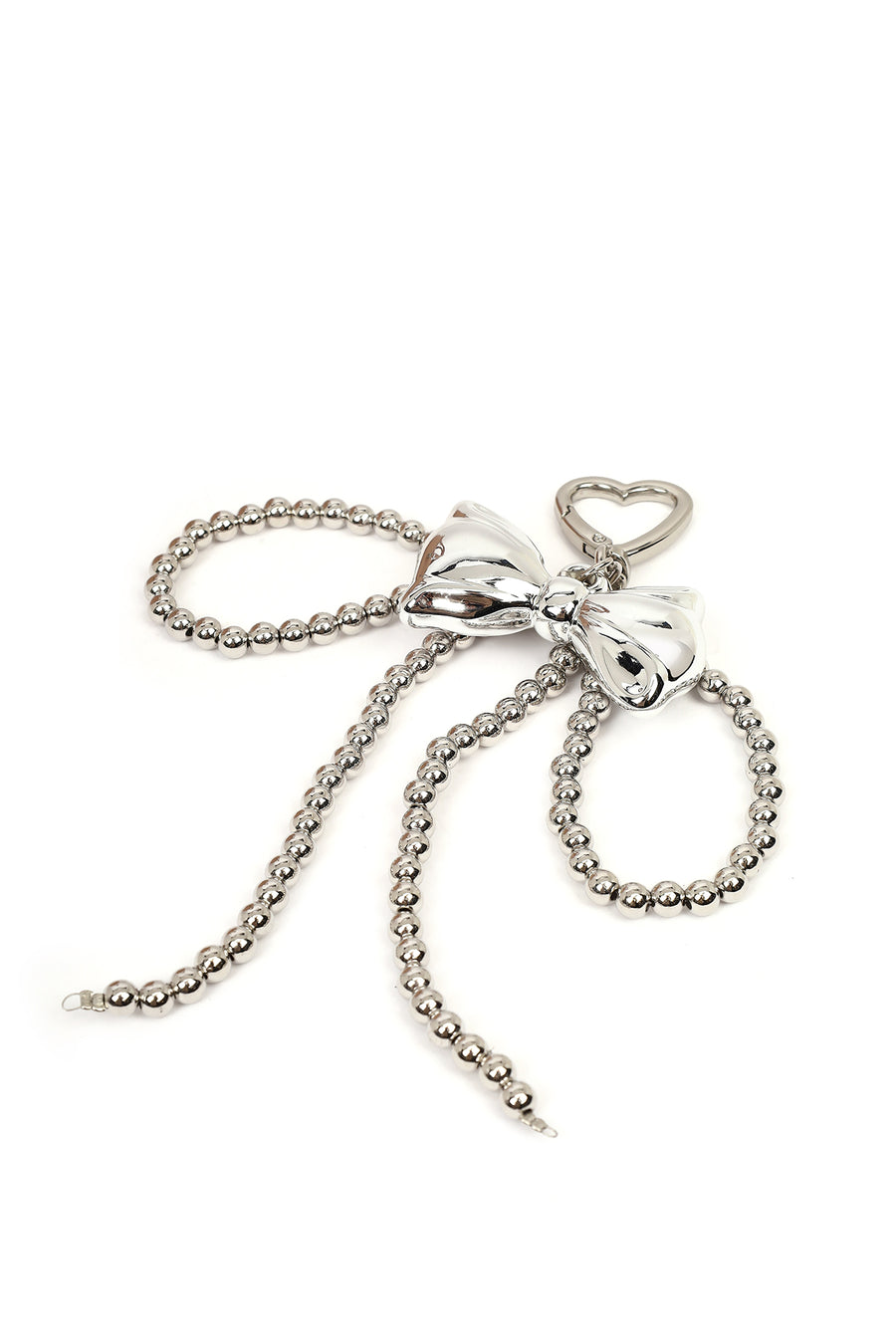 Women's Black Long Strap Charm Mini Shoulder Bag