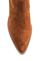 Women's Suede Leather Cowboy Boots | Derimod