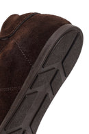Women's Brown Lace-up Suede Leather Sneaker | Derimod