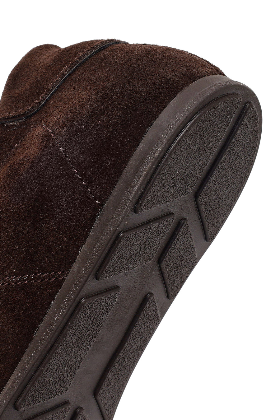 Women's Brown Lace-up Suede Leather Sneaker