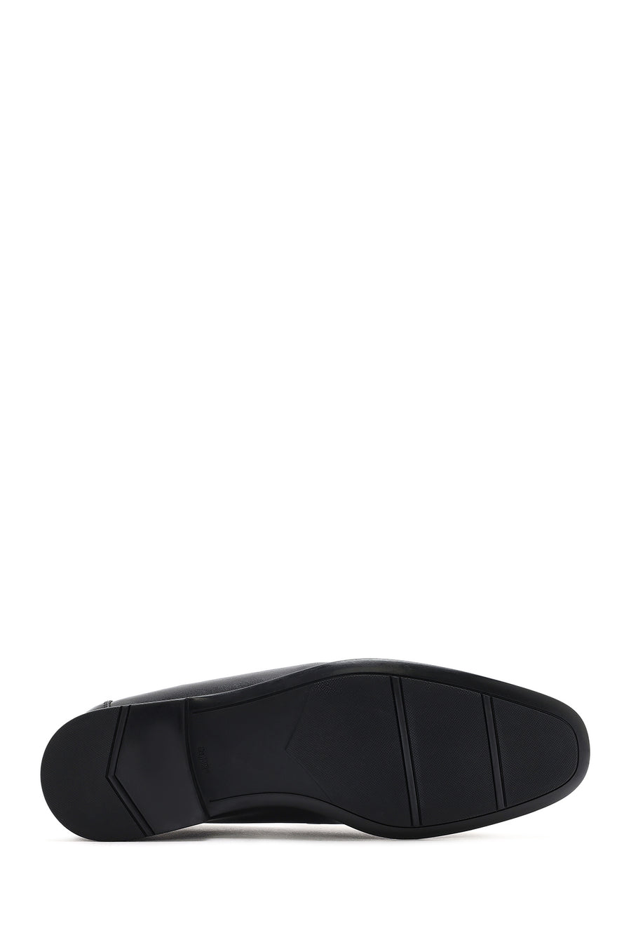 Men's Black Leather Casual Loafer