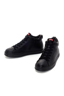 Camper Men's Black Runner Four Leather Sports Boots | Derimod