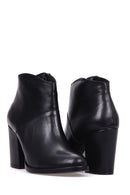 Women's Heeled Leather Boots | Derimod