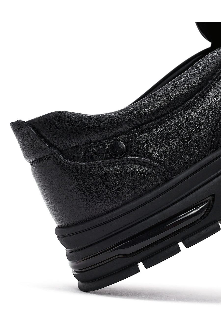 Erkek Siyah Deri Casual Loafer