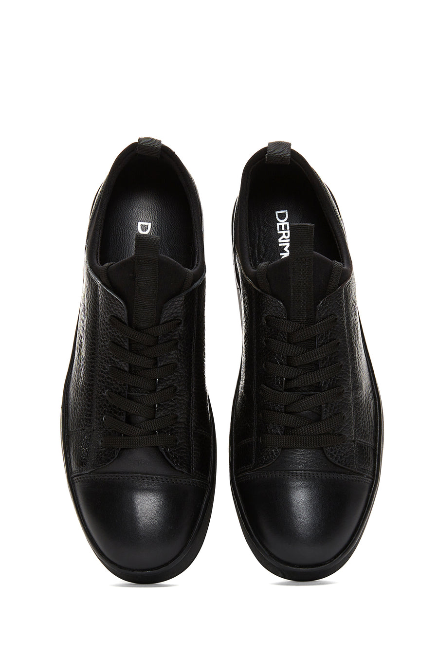 Men's Black Leather Sneaker