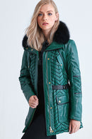 Paris Women's Leather Jacket | Derimod