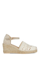 Geox Women's Mink Gelsa Ankle Strap Wedge Heel Espadrille | Derimod