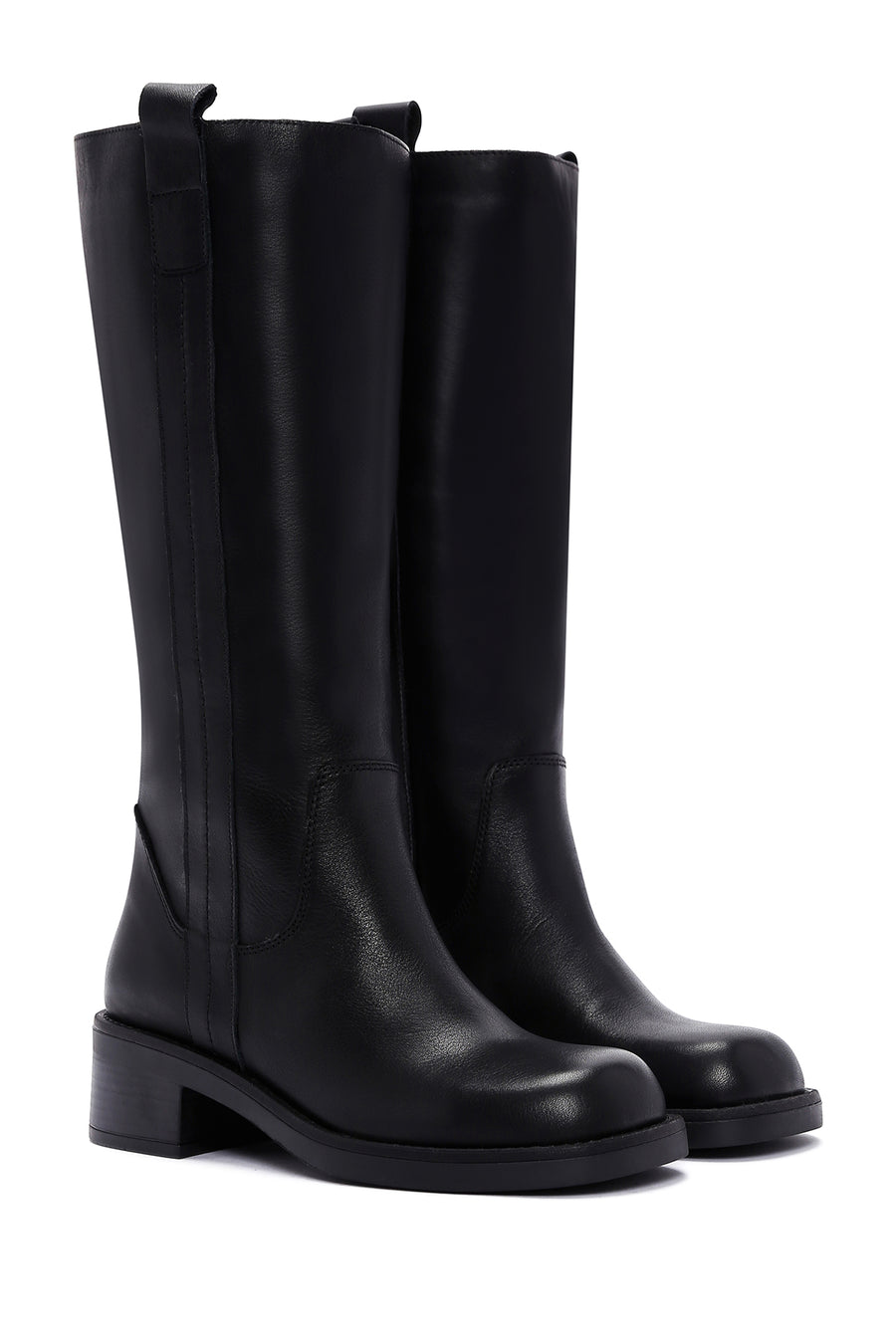 Women's Black Leather Boots