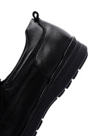 Men's Black Leather Commfort Loafer | Derimod