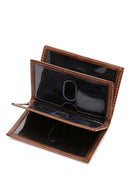 Men's Tan Leather Card Holder | Derimod