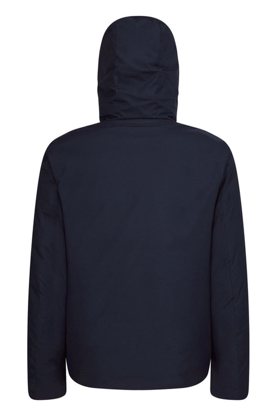 Geox Erkek Lacivert Sapienza Slim-Fit Kapüşonlu Mont