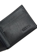 Men's Navy Blue Leather Wallet | Derimod